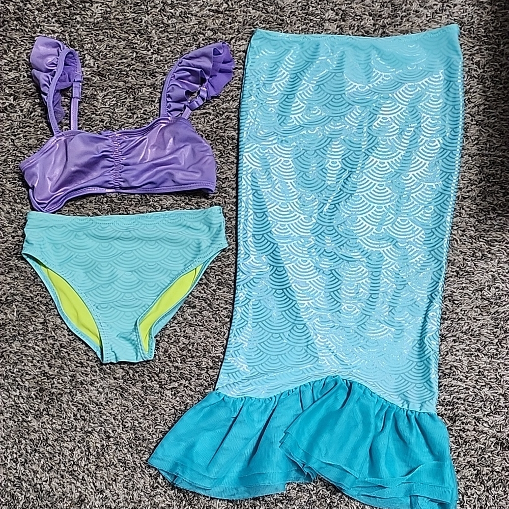 Disney Little Mermaid Swimsuit Set
